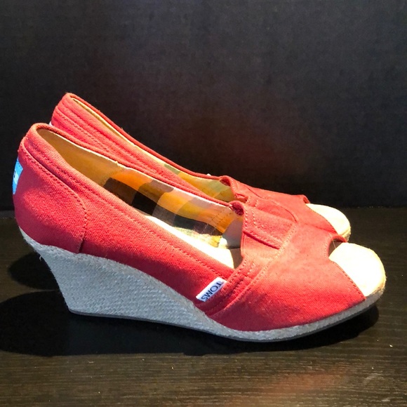 New✨Toms heel/Wedges sz 8.5